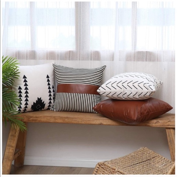 Other - Set Of 4 Boho Throw Pillow Covers